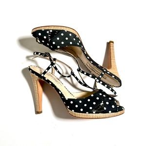 Oscar De La Renta Polka Dot Heels